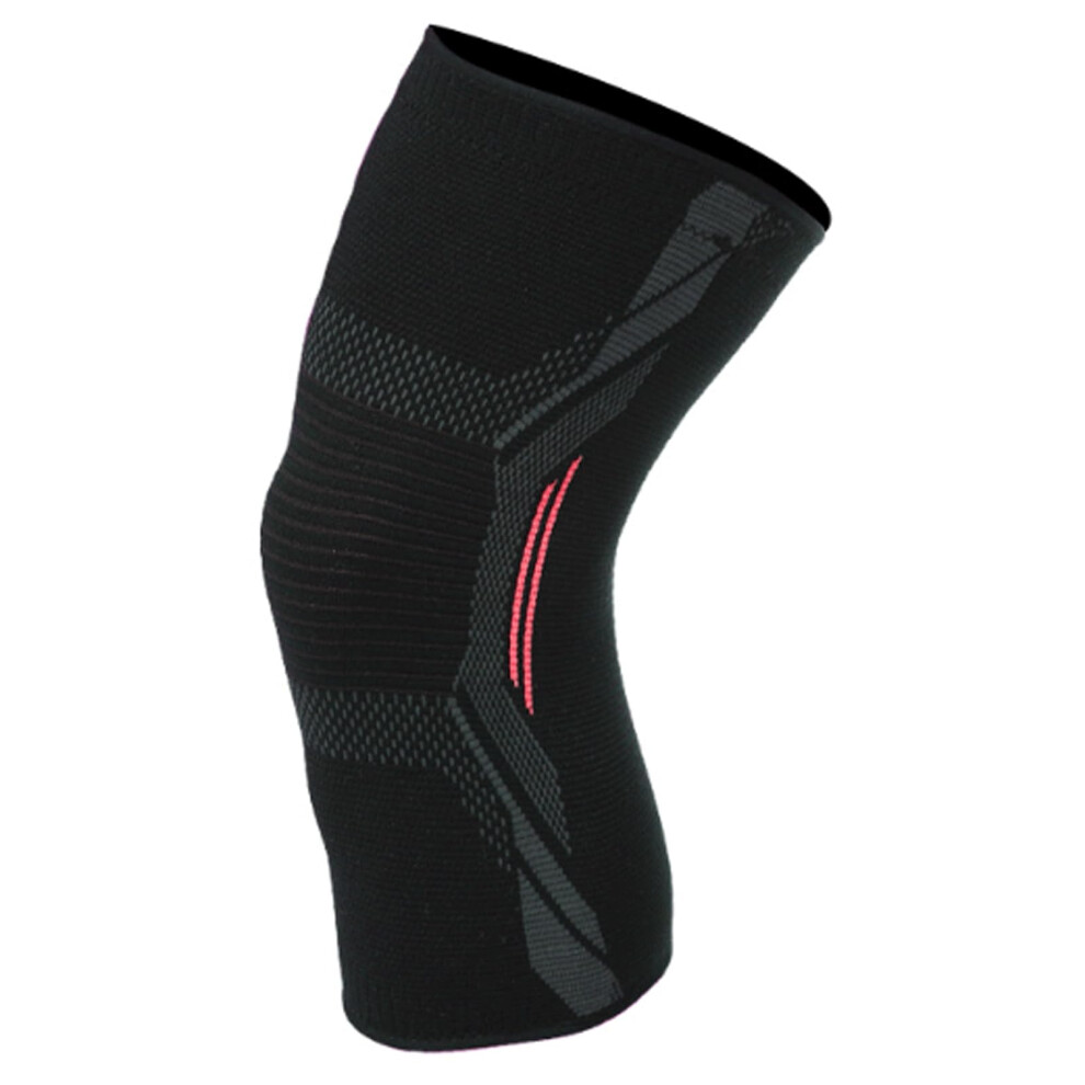 Knee Pads Simple Knitted Nylon Sports Knee Pads, For Running, Basketball (Red, S) 9119770597328