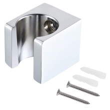 Robuuste douchekophouder, moderne uitstraling, massief messing zelfklevende douchekophouder, waterdicht badkameraccessoire voor wandmontage.