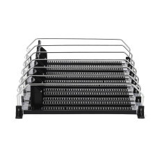 Innovative Adjustable Beverage Organizer, Automatic Pusher System for Effortless Access, Durable Design for Various Settings from Kitchen Countertops