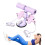 Portable heightadjustable fitness tool with pull rope for AB training, Purple. Ref: 7872 1