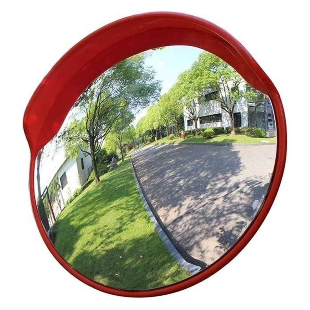 Traffic Safety Mirror Wide Angle Convex Driveway Mirror 130 View Shatterproof Weatherproof 9001264794798