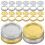 24Sets Metall Einmachglas Deckel Silber Mehrzweck Lagerdeckel Mit Ring 9