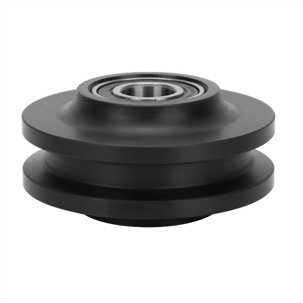 Heavy Duty Sliding Door Wheel For Barn Door, Zinc Alloy U-Shaped Pulley Ensures Smooth And Quiet Operation, Space Saving Door Hardware Perfect For Diy 9454554098968