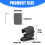 360 Degree Rotatable Camera Clip for Pocket 3 Camera Backpack 3