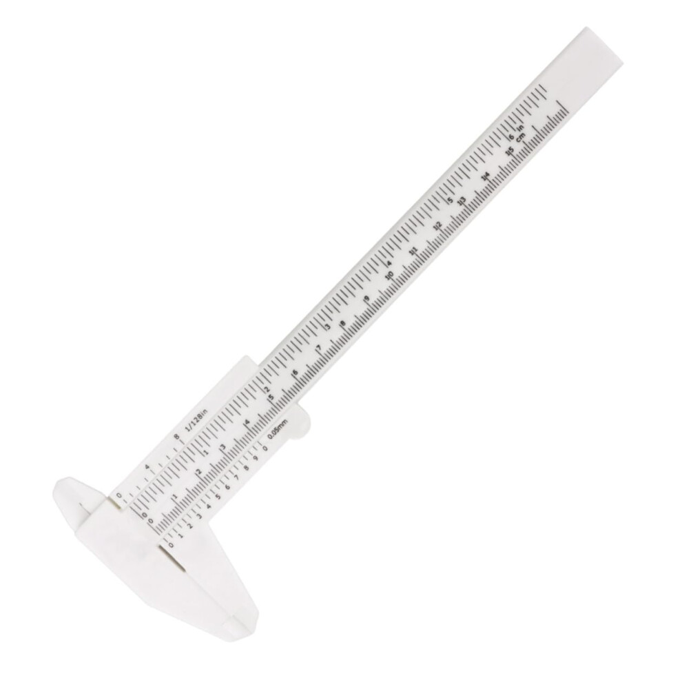 Mini Plastic Caliper Sliding Pocket Gauge For Internal External Step And Depth Measurements Lightweight Metric Imperial 9001264796020