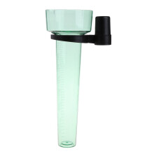 Rain Gauge 35mm Accurate Rainfall Measurement Outdoor GardenFriendly Transparent Green Tool