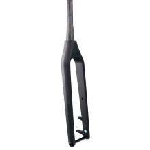 Carbon MTB Suspension Fork 29er Mountain Bike Fork 11/2 Inch Tapered Front Fork Thru Axle 15x110mm Boost Fork Disc Brake (Color: Black)