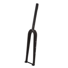 Bike Front Fork Carbon Fiber 100 mm Travel Matte Straight Tube Rigid Fork Replacement for Mountain Bike Road Cycling