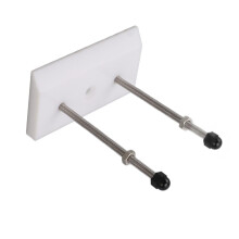 Skateboard Deck Hanger, Acrylic, Easy Installation, Floating Effect Wall Mount for Deck Display White