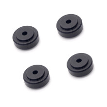 Coussinets de pieds d'isolation de haut-parleur de qualité-Noir