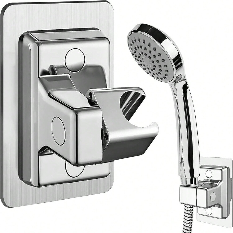 Shower Head Holder Adjustable Wall Mount Bracket With Strong Adhesive Grip For Bathroom Rv Kids 9339159933947
