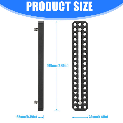 Professional Camera Plate Multi Threaded Mount Easy Setsup 2