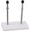 Skateboard Deck Hanger,  Acrylic, Easy Installation, Floating Effect Wall Mount for Deck Display White 3