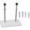 Skateboard Deck Hanger,  Acrylic, Easy Installation, Floating Effect Wall Mount for Deck Display White 5