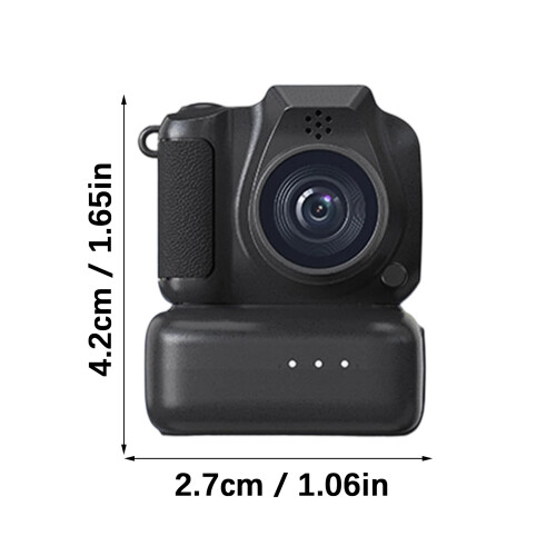 1 Set Retro Digital Camera Portable Design for Daily with-64GB 2