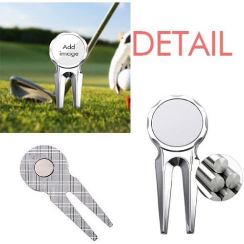 Letter Expression Rainbow Golf Divot Tool Golf Ball Marker  Tool Ref: 6979 2