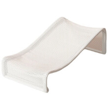 Infant Bath Seat with Adjustable Mesh Cushion and Suction Cups for Newborn Bathtubs