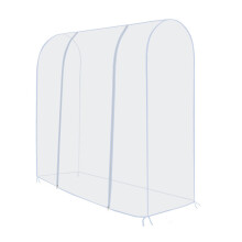 Plastique transparent avec fermeture éclair, lavable et réutilisable, protection contre la poussière, l'électricité statique, l'humidité, les