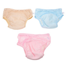 3 Pcs Infant Underwear Child Baby Training Pants Diapers Reusable