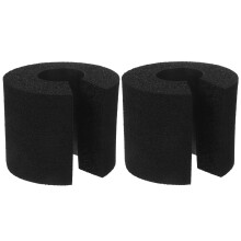 2Pcs Soft Foam Door Guards Black Baby Proofing Door Slam Stoppers