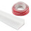 Shower selfadhesive strip, rubber water stopper, threshold dam, White 1