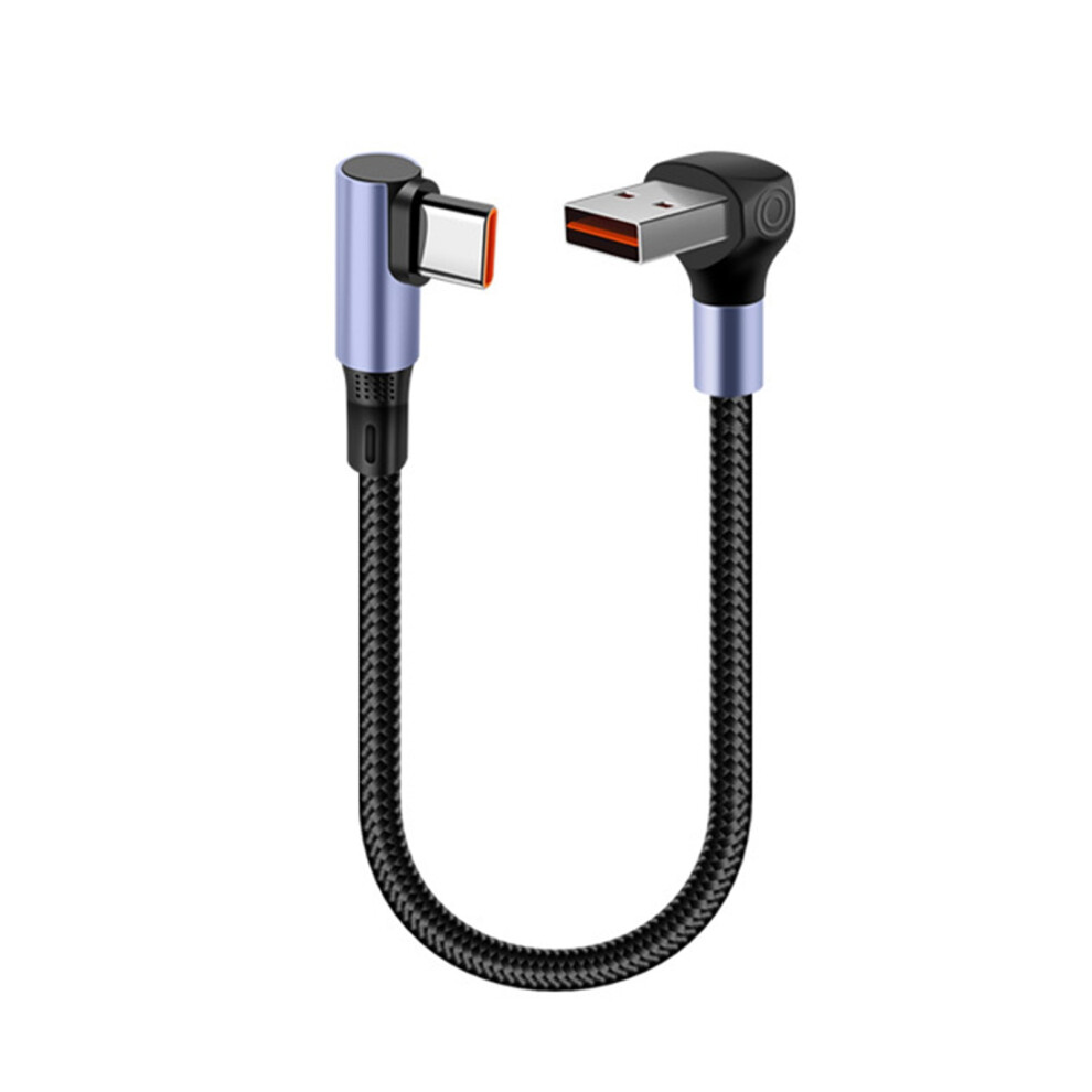 66W 90 Degree Elbow Short Usb To Type C Cable Fast-0.15M 7709000236701