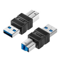 USB3.0 B mannelijk naar A mannelijk/vrouwelijk adapter-B naar A