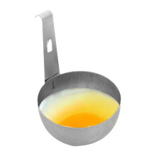 Poached egg spoon  Reusable egg cups, Hanging poached egg cups, Round nonslip steam holder