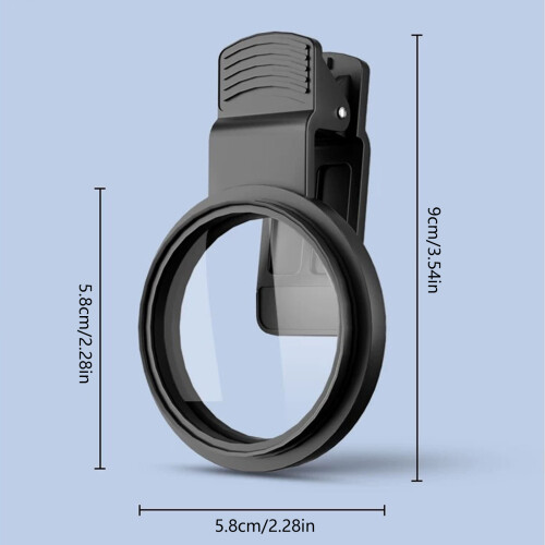 Smartphone Reflective Photography Filter Clip On-No storage bag 1