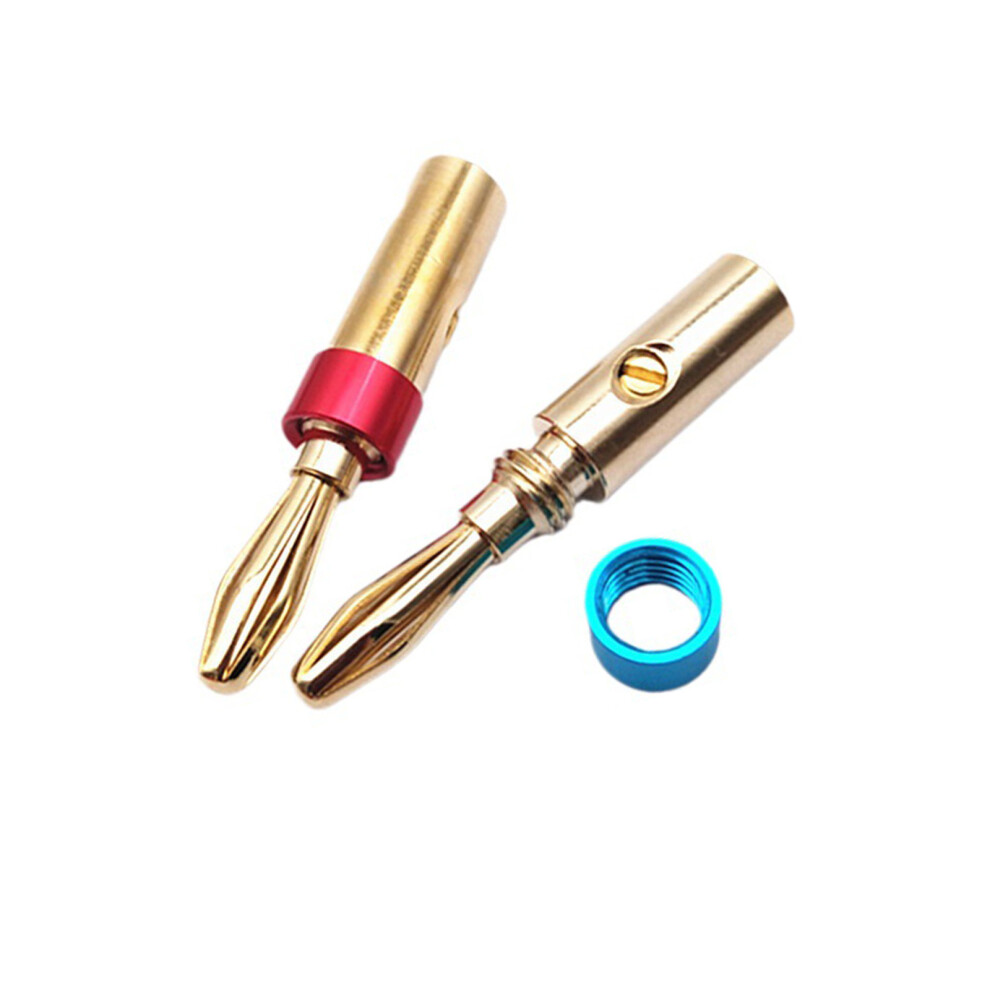 Speaker Cable Banana Connectors Screw Plug Adapter For Speaker 7709000237883