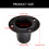 Universal Metal Speaker Stand Top Hat Solid Base For Stage Home 3