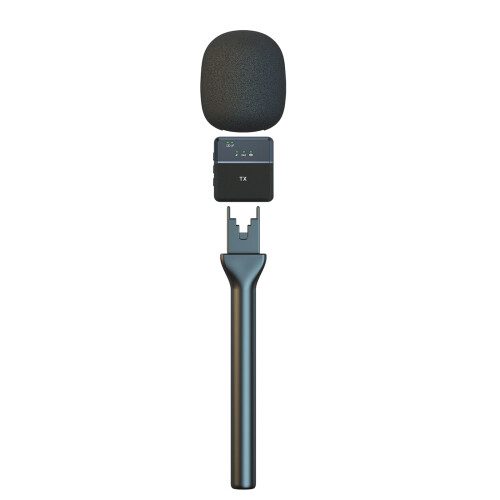 Reporter Microphone Holder Visible Professional Tool For Media