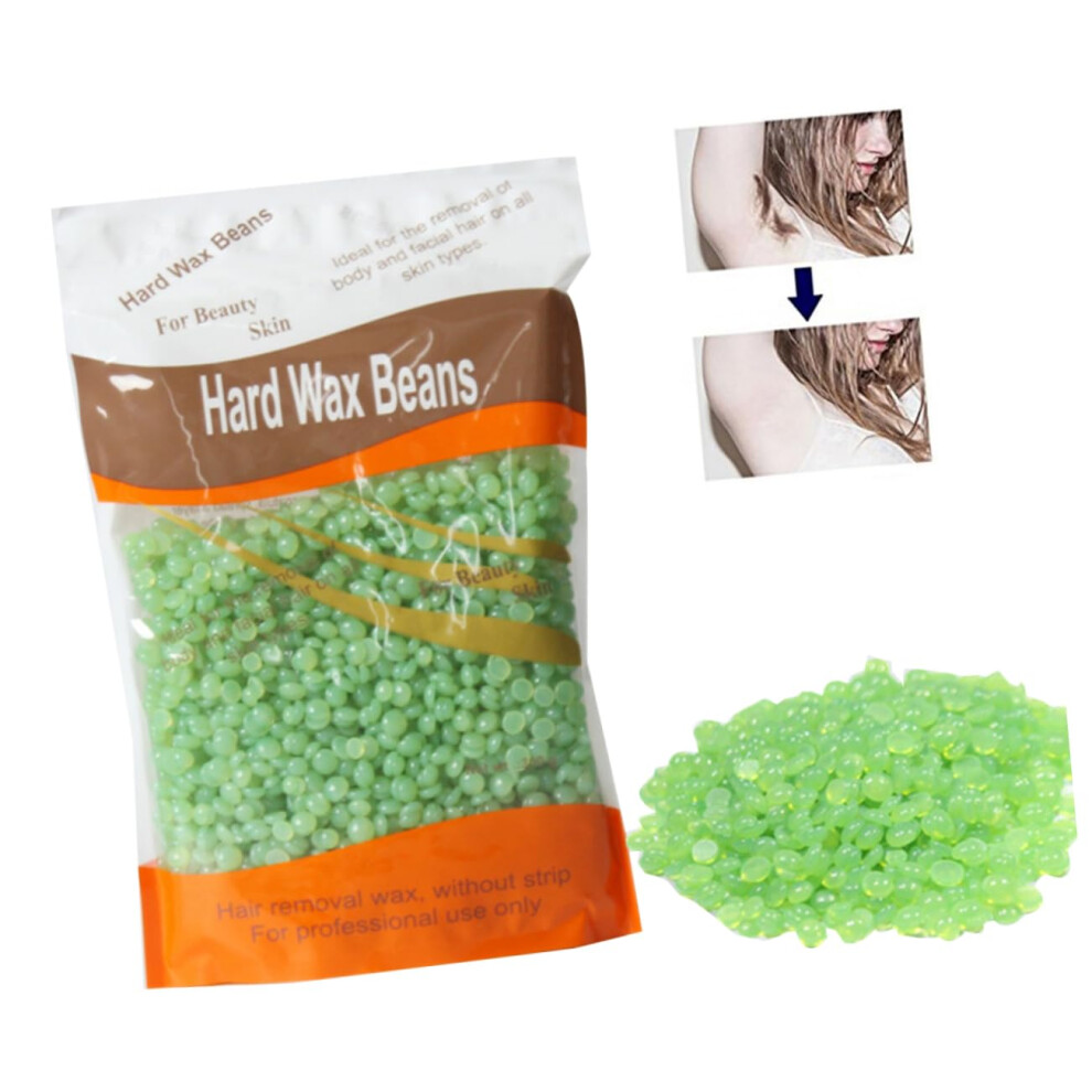 300g Hard Wax Beans for Painless Hair Removal Brazilian Wax Beads Suitable for All Skin Types
