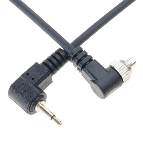 Adjustable Length Camera Flash Syncing Cable PC to 2.5mm-1 2