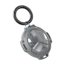Full Coverage Shell Clear Protector Case Waterproof Holder-Gray