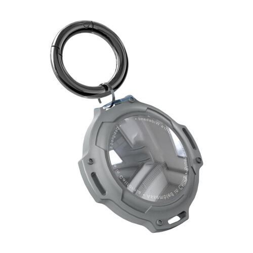 Full Coverage Shell Clear Protector Case Waterproof Holder-Gray
