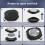 Full Coverage Shell Clear Protector Case Waterproof Holder-Gray 6