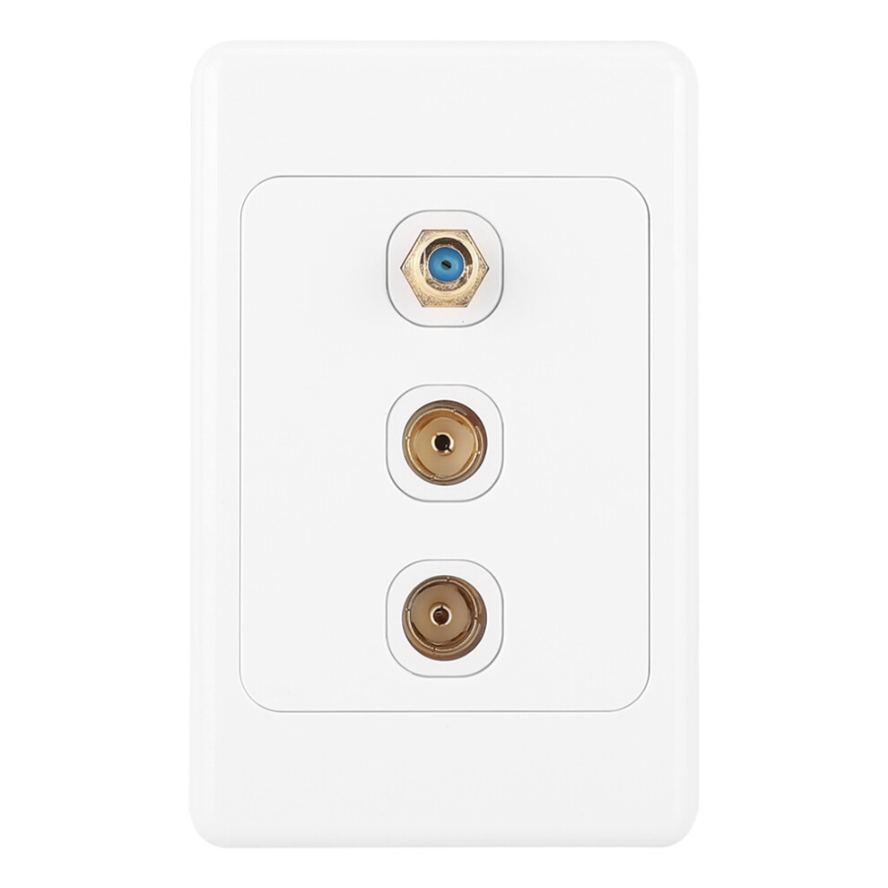 Audio Plates For Professional Installation, Gold Plated Banana Binding Posts, Anti-Corrosion Connectors For Reliable Audio Transmission, Adjustable Th 9454554103594