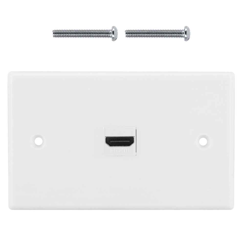 Elegant Solution For Your Entertainment Space, 4K Hdmi Keystone Wall Plate, High Speed Hdmi Features, Easy Installation Wall Outlet For Seamless Media 9454554103600