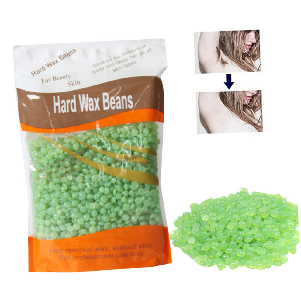 300g Hard Wax Beans Painless Hair Removal Wax Beads for Face and Body Suitable for All Skin