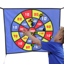 Trampoline Dart Board Game Indoor Dart Game With 10 Balls For 8/10/12/14 Ft Trampolines