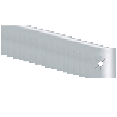 Gaskochfeld-Schutzmatten, einfache-Silber 0,2 mm16 Blatt
