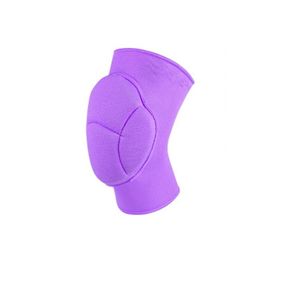 Knee Pads Sport 1 Piece Elastic Knee Pads With Sports Compression Thickened Sponge Knee Pads Support For Dance Training Running Yoga Fitness Purple M 9119770603135