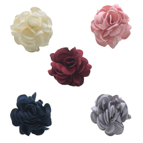 Tissue-Schnalle, Blumen-Serviettenringe,-Marineblau 1