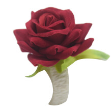 Rosen-Serviettenhalter für Hochzeitszeremonie, Jubiläum,-weinrot