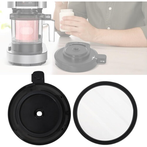 Reusable outer shell lid ice cream machine replacement component ABS texture for smooth operation and splash protection 1