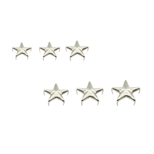 100x/Pack Rivets à griffes étoiles à cinq branches Rivets-15MM 1