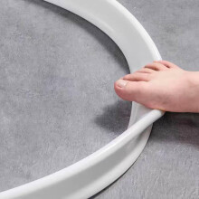Shower Water Stopper Strip for Sink, Bathtub, Bathroom Floor (White, 2M)