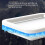Ice Roll Maker Roller with Spatula Sweet Plate Cold Plate for Making Rolled Yogurt Machine Supply B L 2