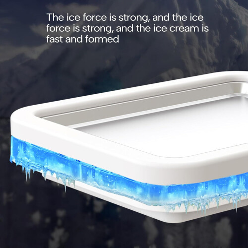 Ice Roll Maker Roller with Spatula Sweet Plate Cold Plate for Making Rolled Yogurt Machine Supply B L 1